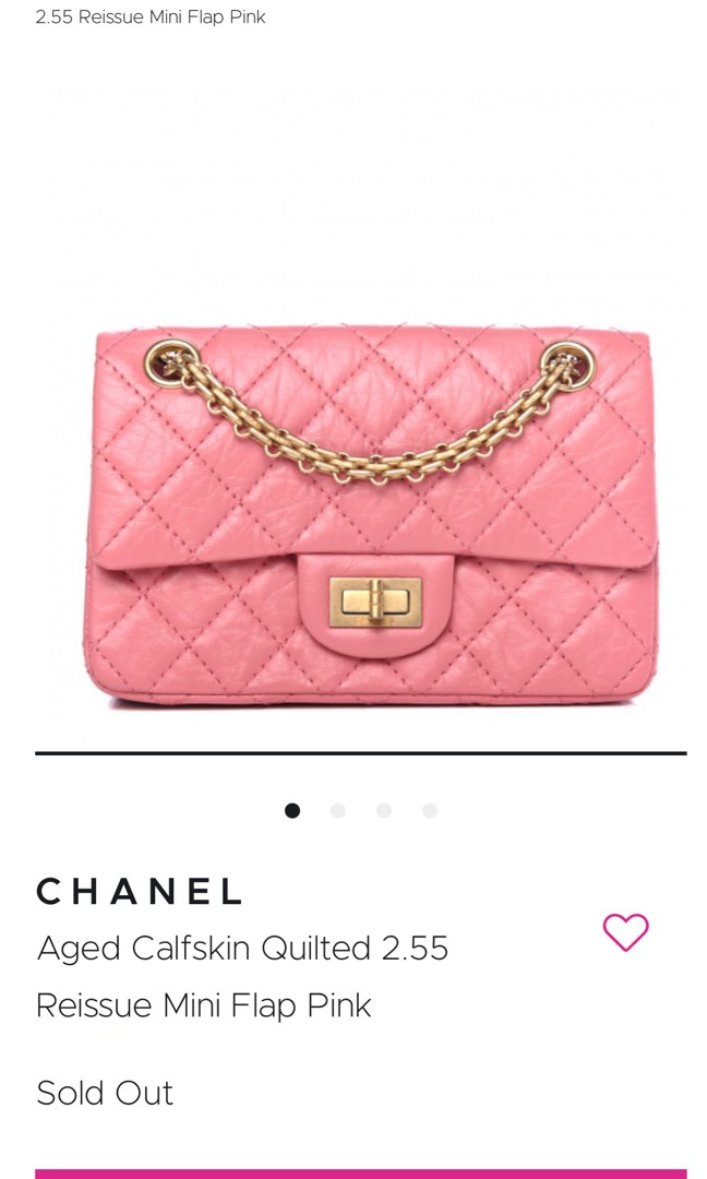 Chanel 2.55 pink cheap