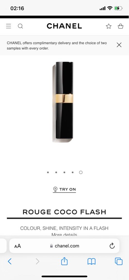 Chanel Rouge Coco Flash Lipstick in Freeze 118, Beauty & Personal Care,  Face, Makeup on Carousell