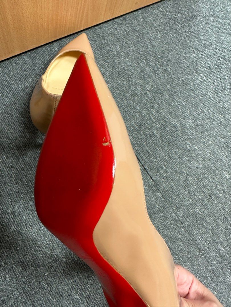 Red bottom cheap nude pumps