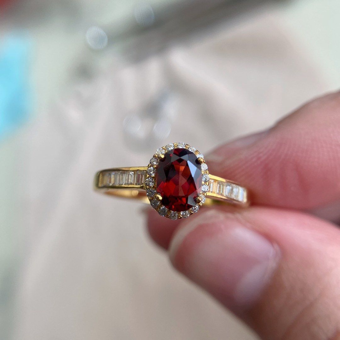 Garnet gemstone hotsell jewelry
