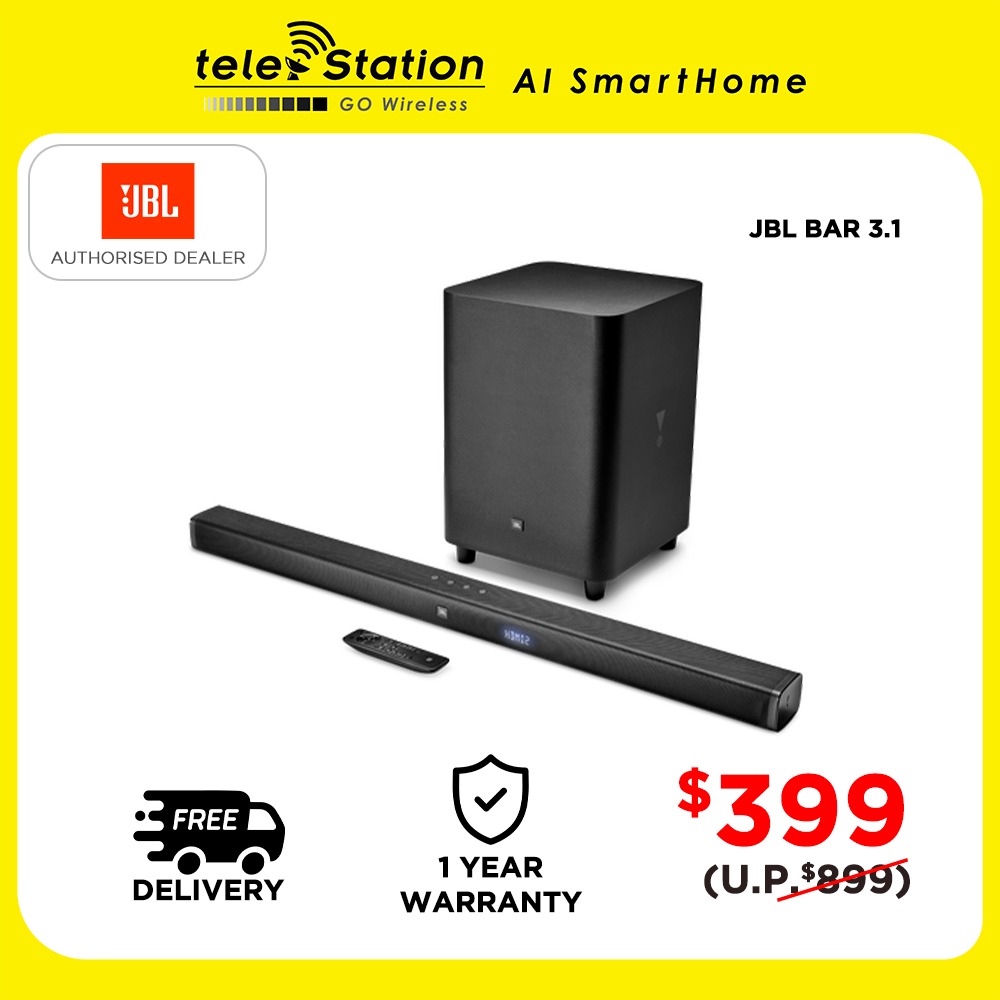 [CLEARANCE SALE] JBL Bar 3.1 4K Ultra Soundbar, Audio, Soundbars