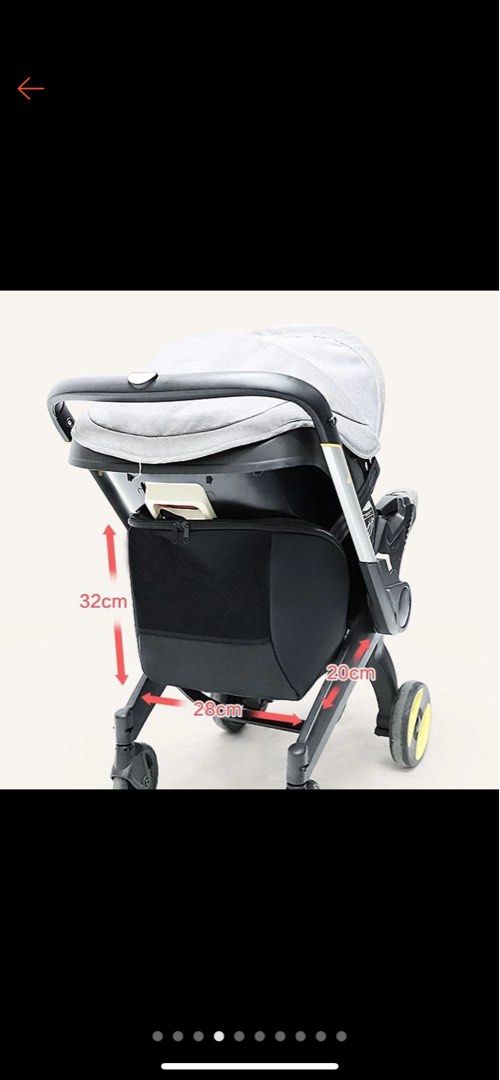 Clip on storage bag for doona Car seat but not doona brand Babies