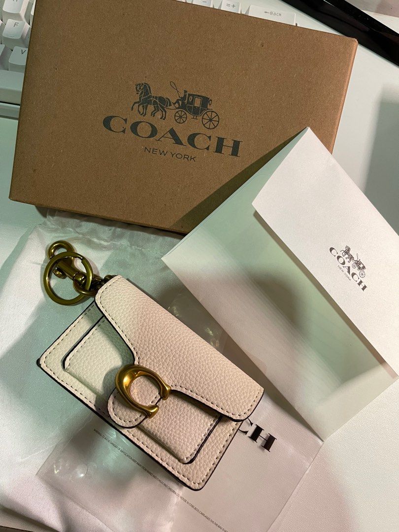 NWT Coach Mini Tabby Bag Charm Coin Card Case in 2023