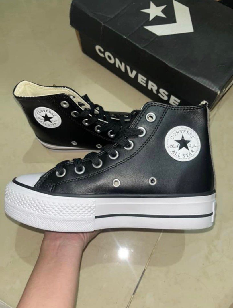 Converse platform alte pelle sale