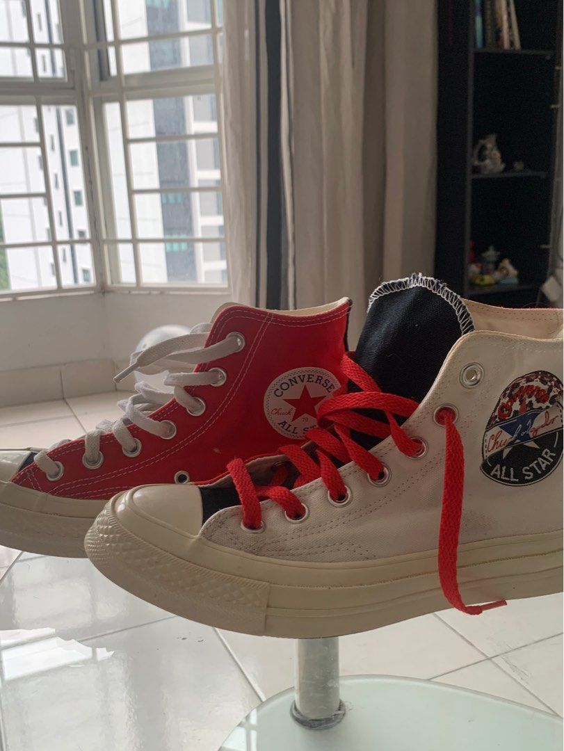 Converse Chuck 70 Hi 'Logo Play' White University Red, Women's ...