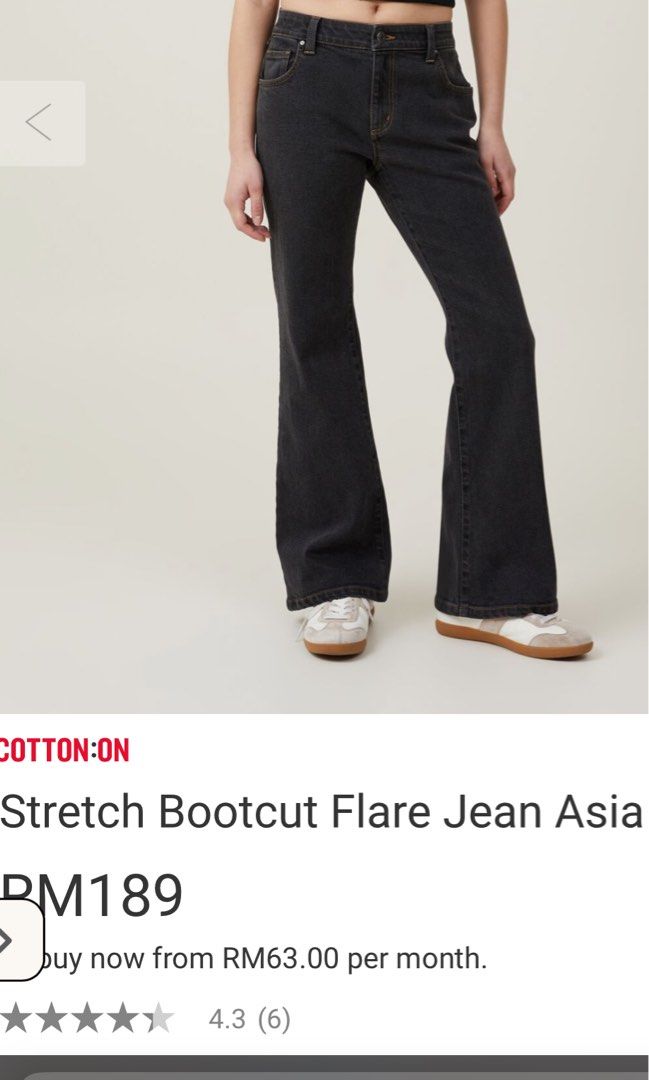 Stretch Bootcut Flare Jean Asia Fit