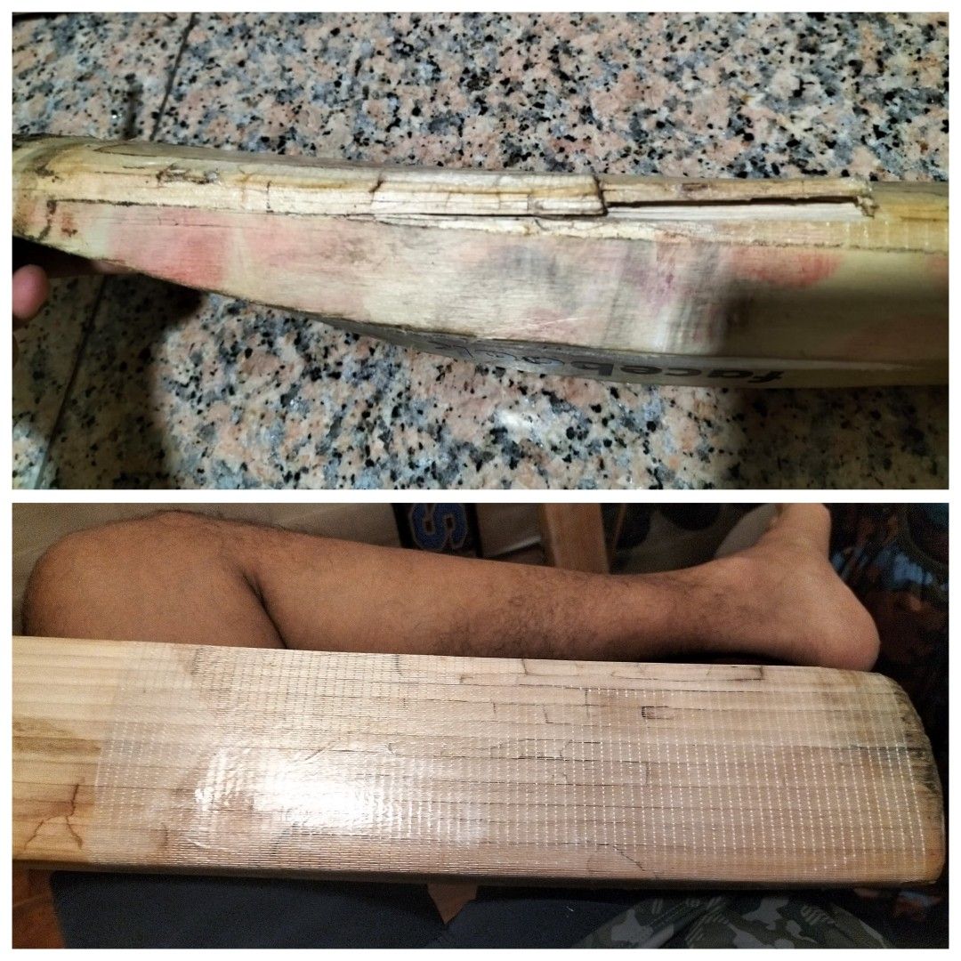 cricket bat binding/repair, Sports Equipment, Sports & Games, Racket & Ball Sports on Carousell