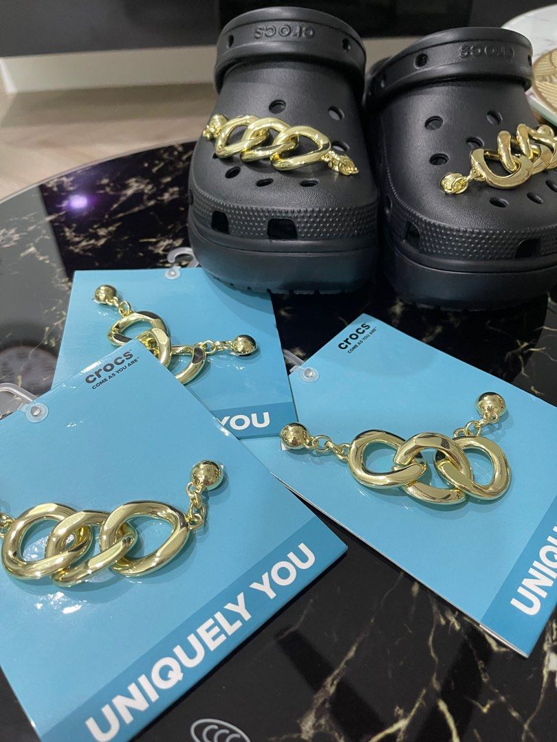 Luxury Brand Jibbitz Crocs Shoe Charms, Women's Fashion, Watches &  Accessories, Other Accessories on Carousell