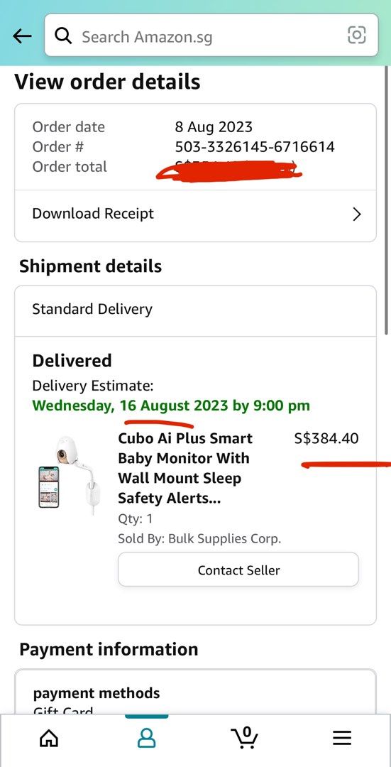 Cubo Ai Baby Monitor with Wall Mount, Babies & Kids,