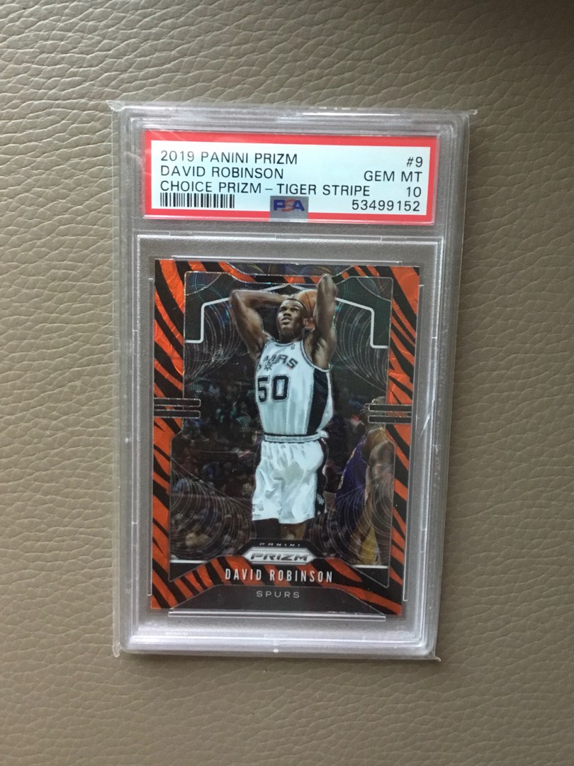 2019-20 Prizm #9 David Robinson Choice Tiger Stripe Prizm