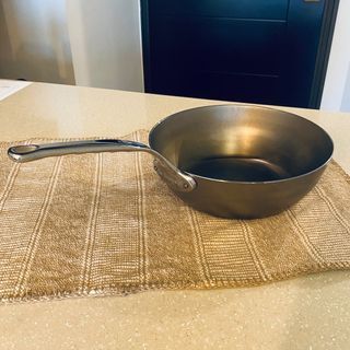 de Buyer 畢耶 28cm 原礦蜂蠟系列 職人防滑握柄深炒鍋 碳鋼鍋 鐵鍋