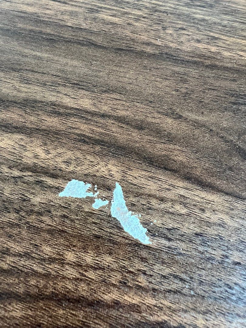 Dining table (Category: Tables & Sets) located in Singapore. Submitted by PeterSG1 (Listing ID 1256875896, Image 3). Description: Used dining table. Has some surface marks from the glossy wood coating coming off. Please see pictures.