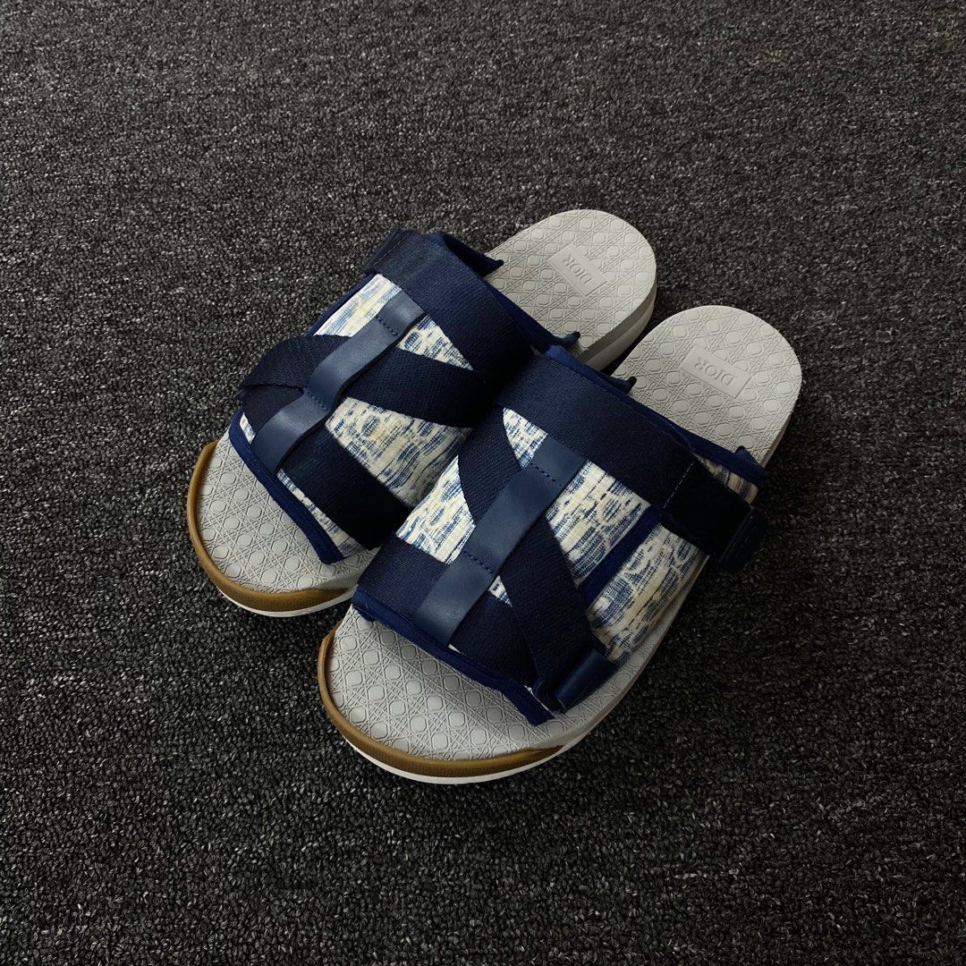 Dior Alpha Sandal Slides Blue Eur41 Fit UK7 8 Men s Fashion