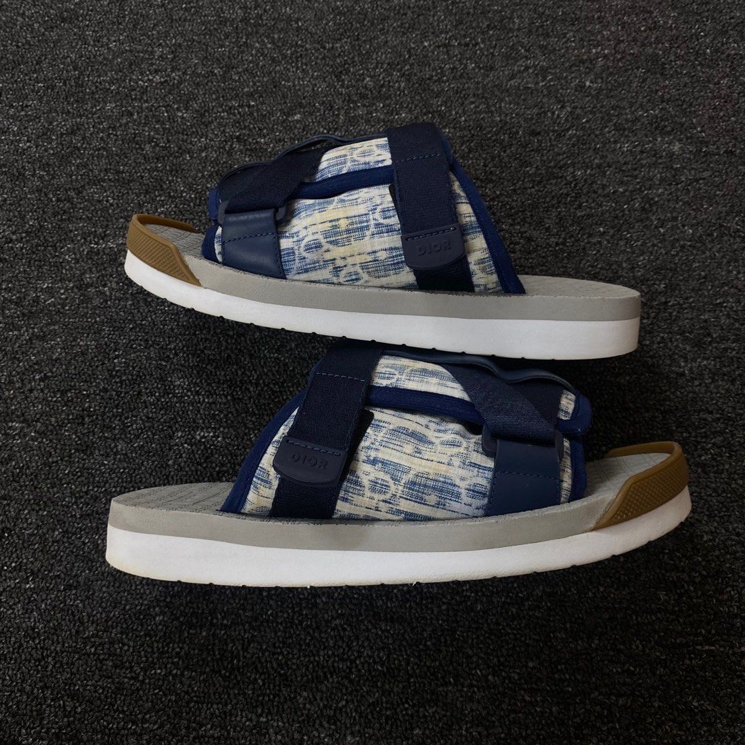 Dior Alpha Sandal Slides Blue Eur41 Fit UK7 8 Men s Fashion