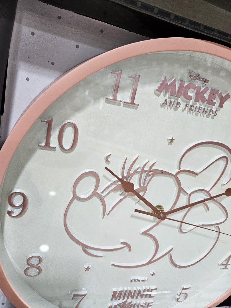 Disney 12 inch Wall Clock, Furniture & Home Living, Home Decor, Clocks ...