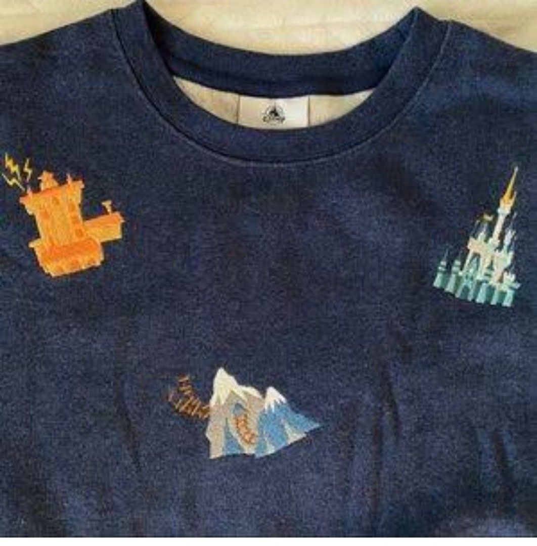 Walt disney world embroidered icons sweatshirt for best sale men