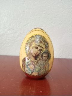 Egg-shaped Religious Decor