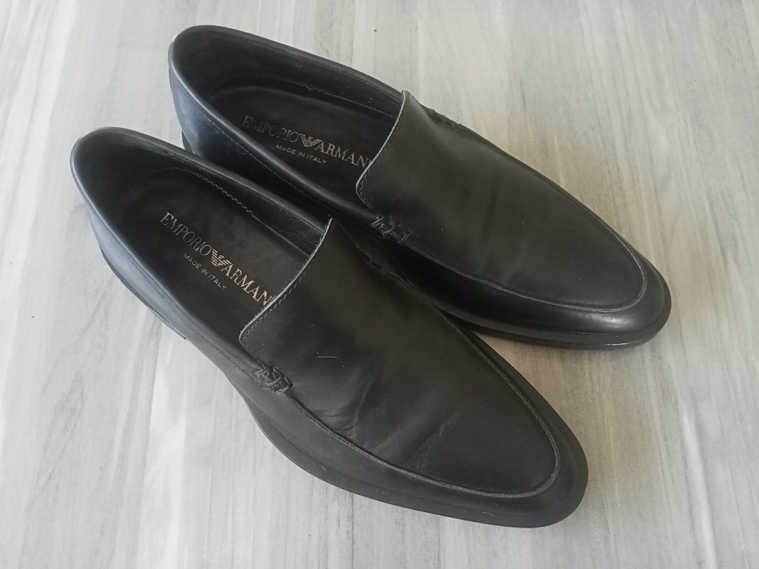 Emporio Armani Loafers, Men's Fashion, Footwear, Dress Shoes on Carousell