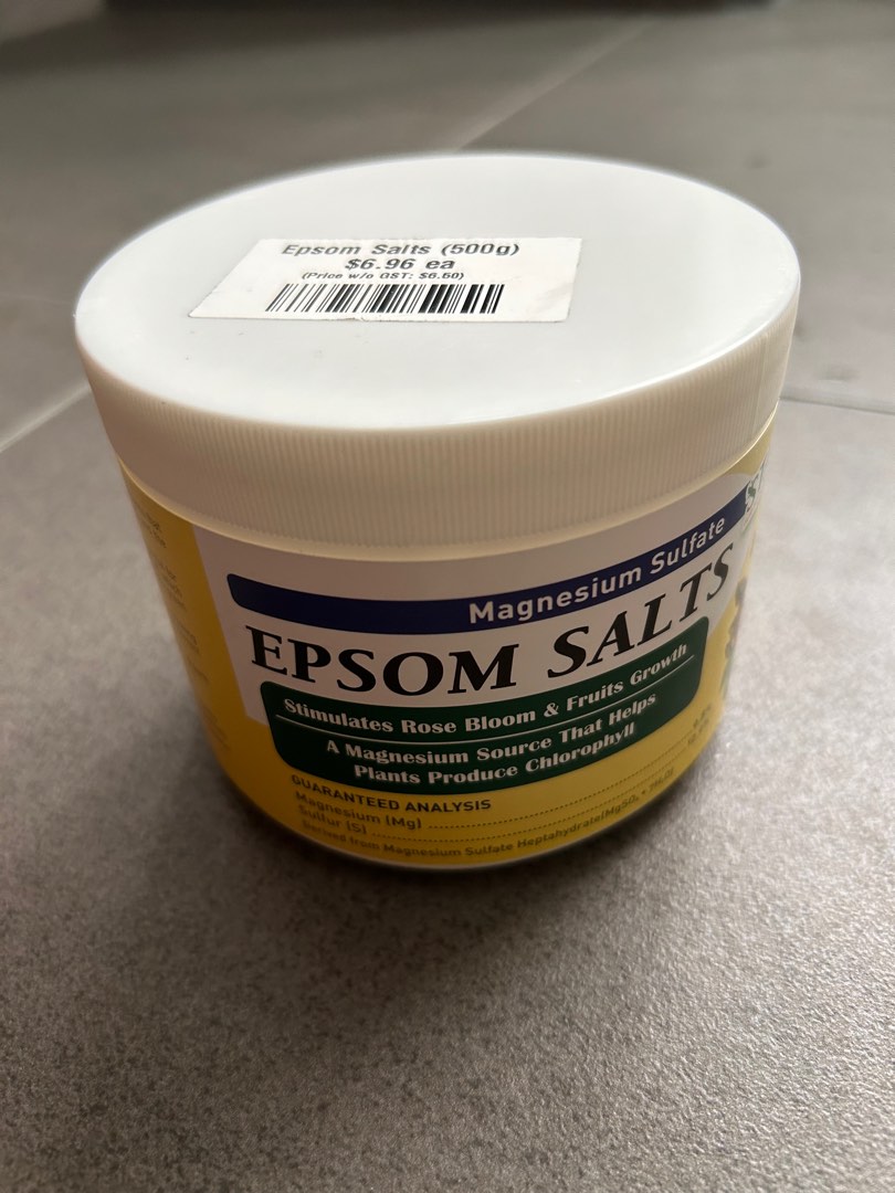 Epsom Salt For Flowering Plants, Furniture & Home Living, Gardening