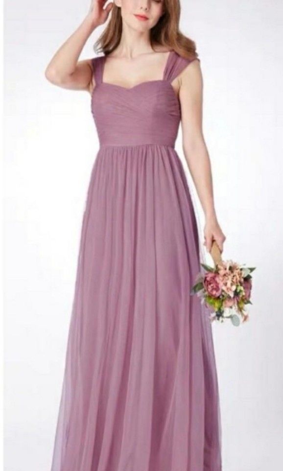 Purple and white bridesmaid dresses top
