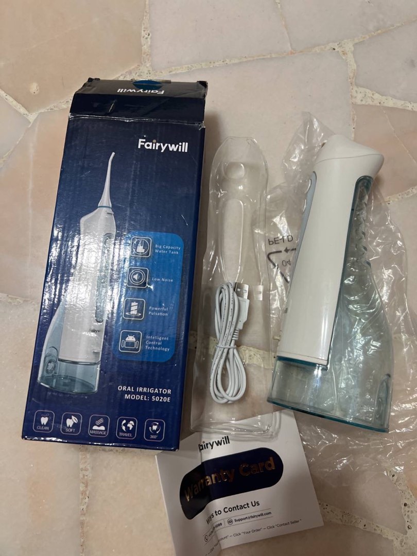 Fairywill oral irrigator, Beauty & Personal Care, Oral Care on Carousell