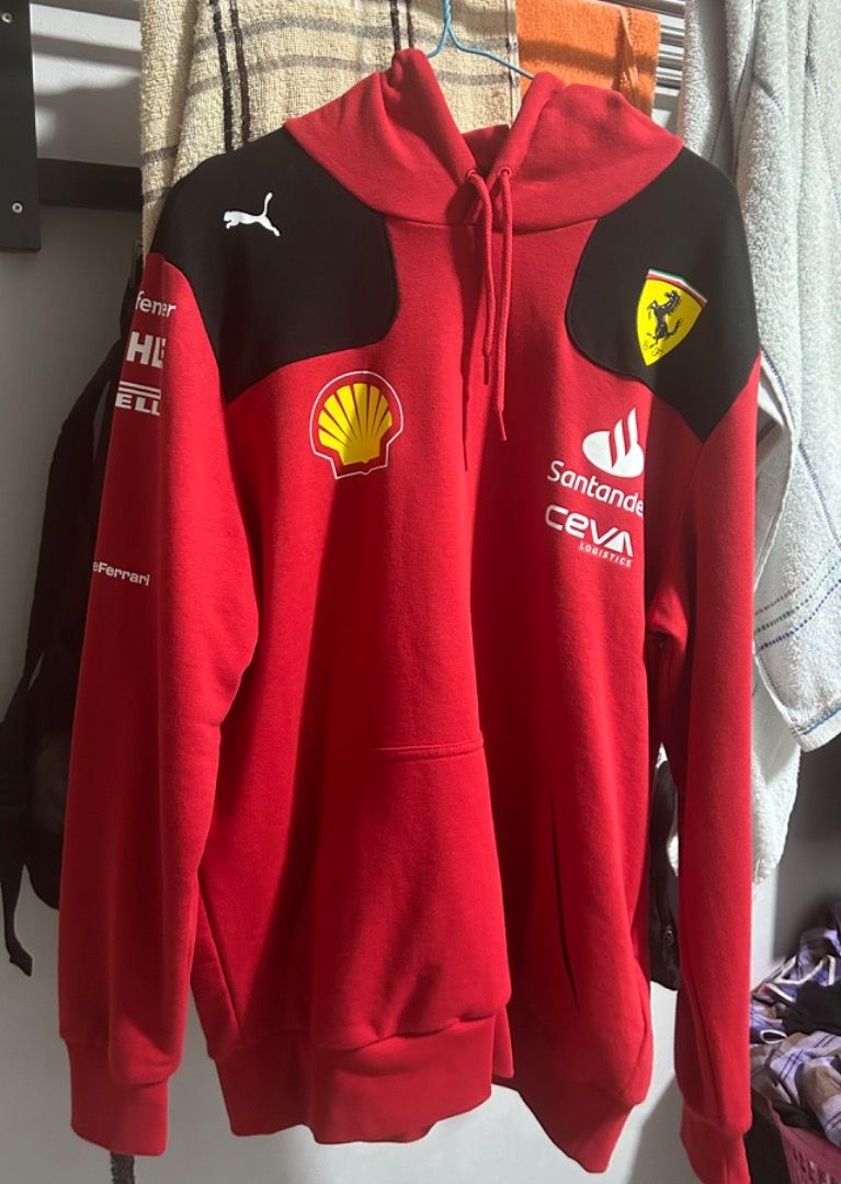 Red ferrari hoodie cheap