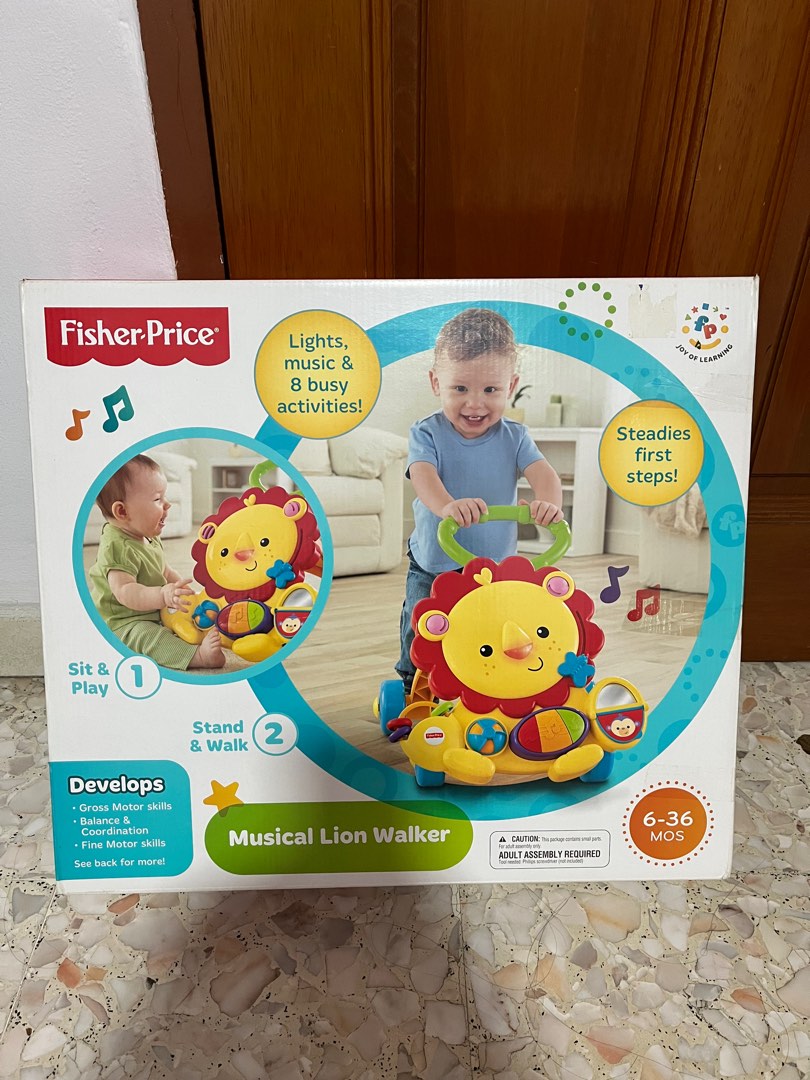 Fisher Price Lion Walker, Babies & Kids, Infant Playtime on Carousell