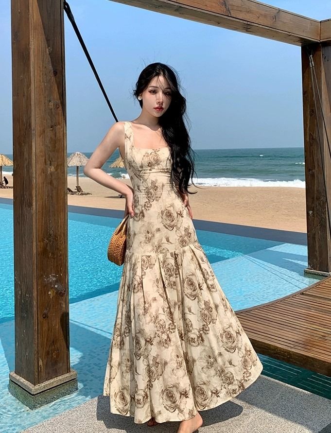 square maxi dress