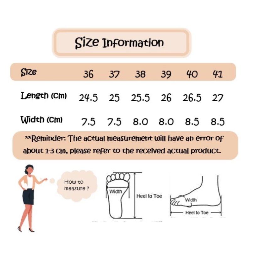 Footmates sandals size 2025 chart