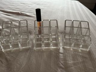 [FREE SHIP MM] Acrylic Lipstick Holder 3 piece bundle
