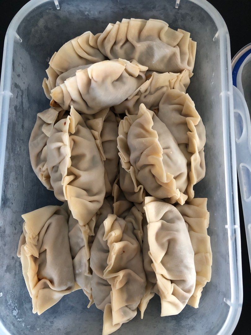 Frozen Kimchi dumplings, Food & Drinks, Chilled & Frozen Food on Carousell