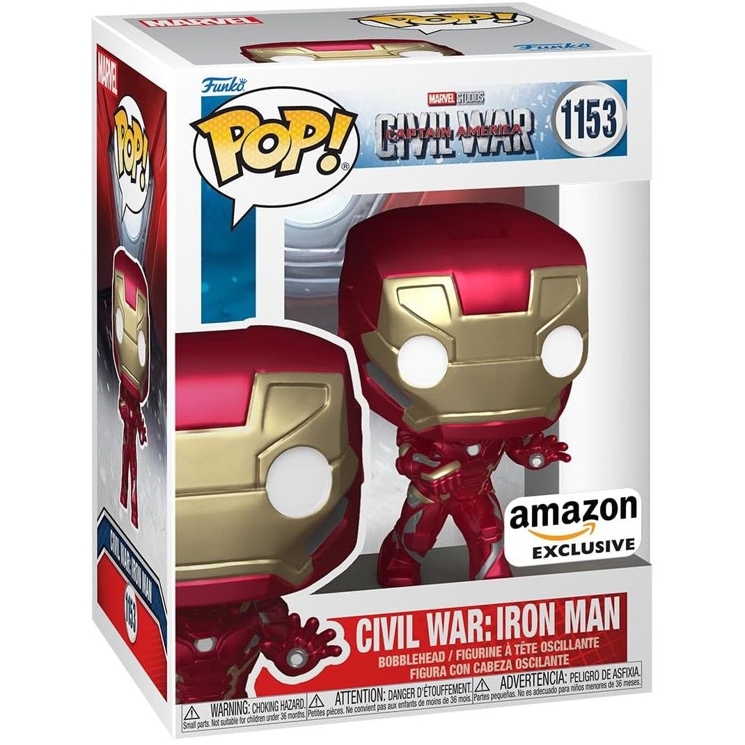 Funko Pop Captain America Civil War Build A Scene Iron Man Amazon Exclusive Hobbies Toys Collectibles Memorabilia Fan Merchandise on Carousell
