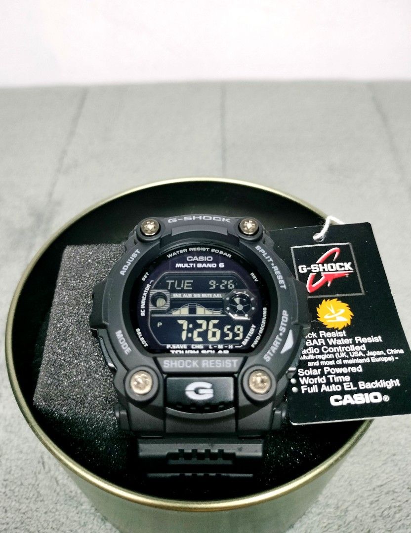 GW7900B-1, Solar Atomic Black Watch G-SHOCK