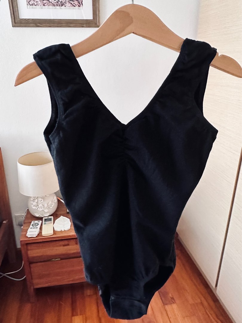 Girls one pierce Dance Leotard in Black Babies Kids Babies