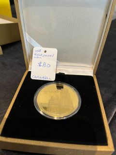 Gold plated coin - UOB anniversary