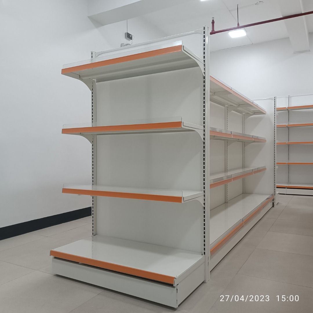 Gondola Racks Supermarket Type Adjustable Layers, Furniture & Home ...