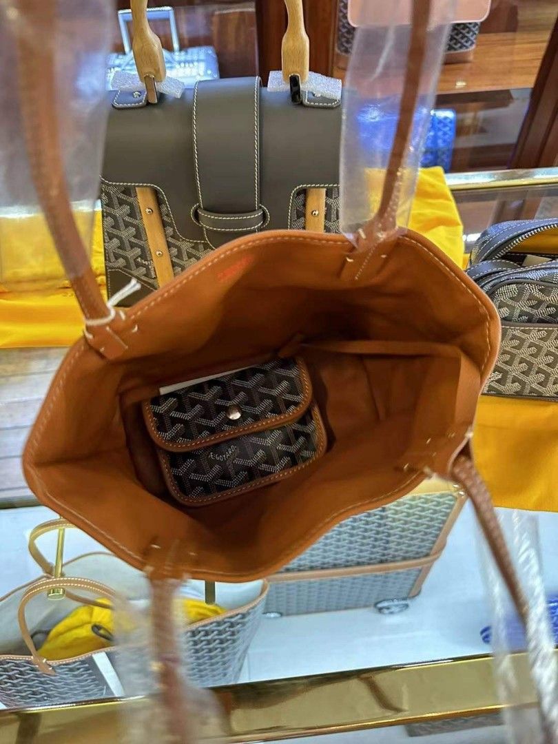 Goyard Anjou Mini Tote Bag, Luxury, Bags & Wallets on Carousell