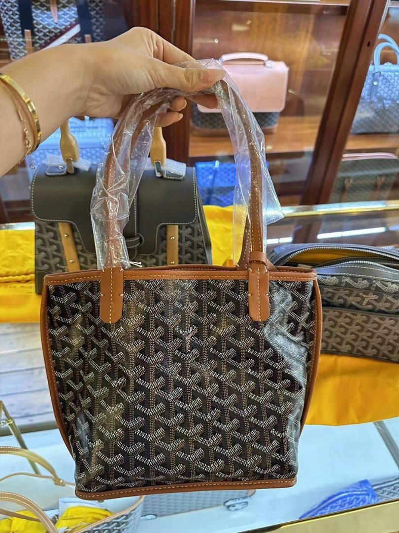 Goyard mini Anjou tote bag, Luxury, Bags & Wallets on Carousell