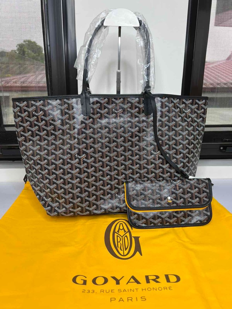 New Goyard St. Louis PM Open Tote Bag - Yellow Authenticity Guarantee