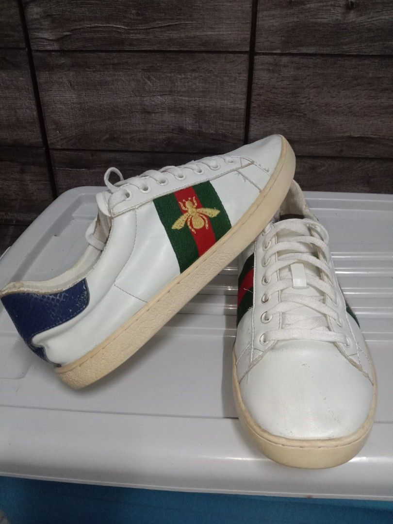 Gucci ace bee trainers deals