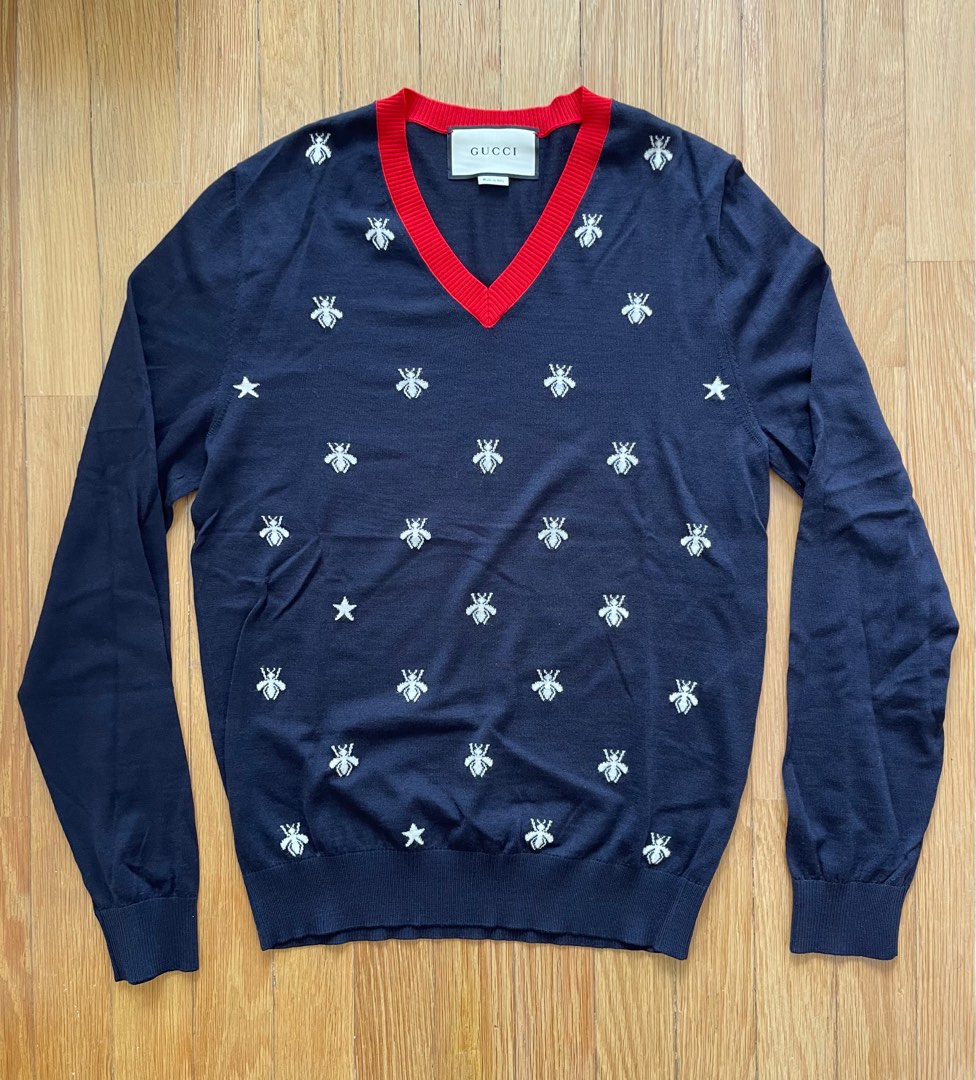 Gucci sweater 2025 with bee