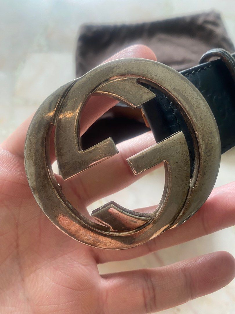 Scratched hot sale gucci belt
