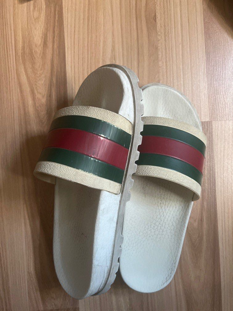 Used hot sale gucci slides