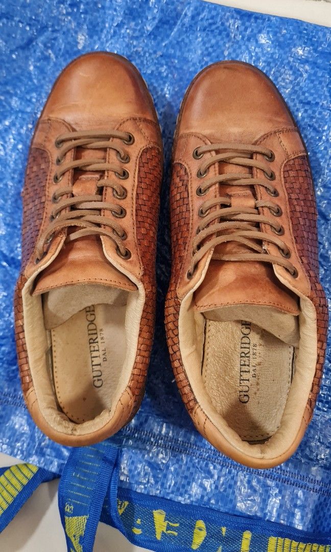 Suede and canvas slip-on | GutteridgeUS | Men's Casual Shoes