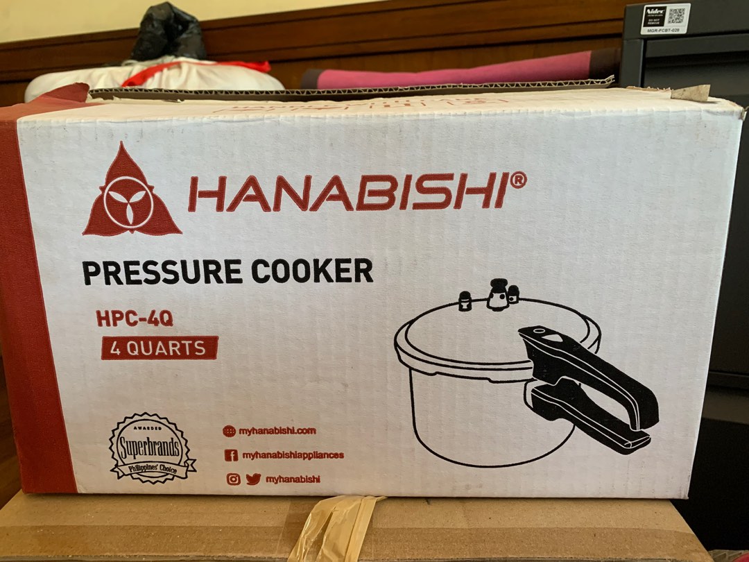 Hanabishi pressure cooker, Furniture & Home Living, Kitchenware