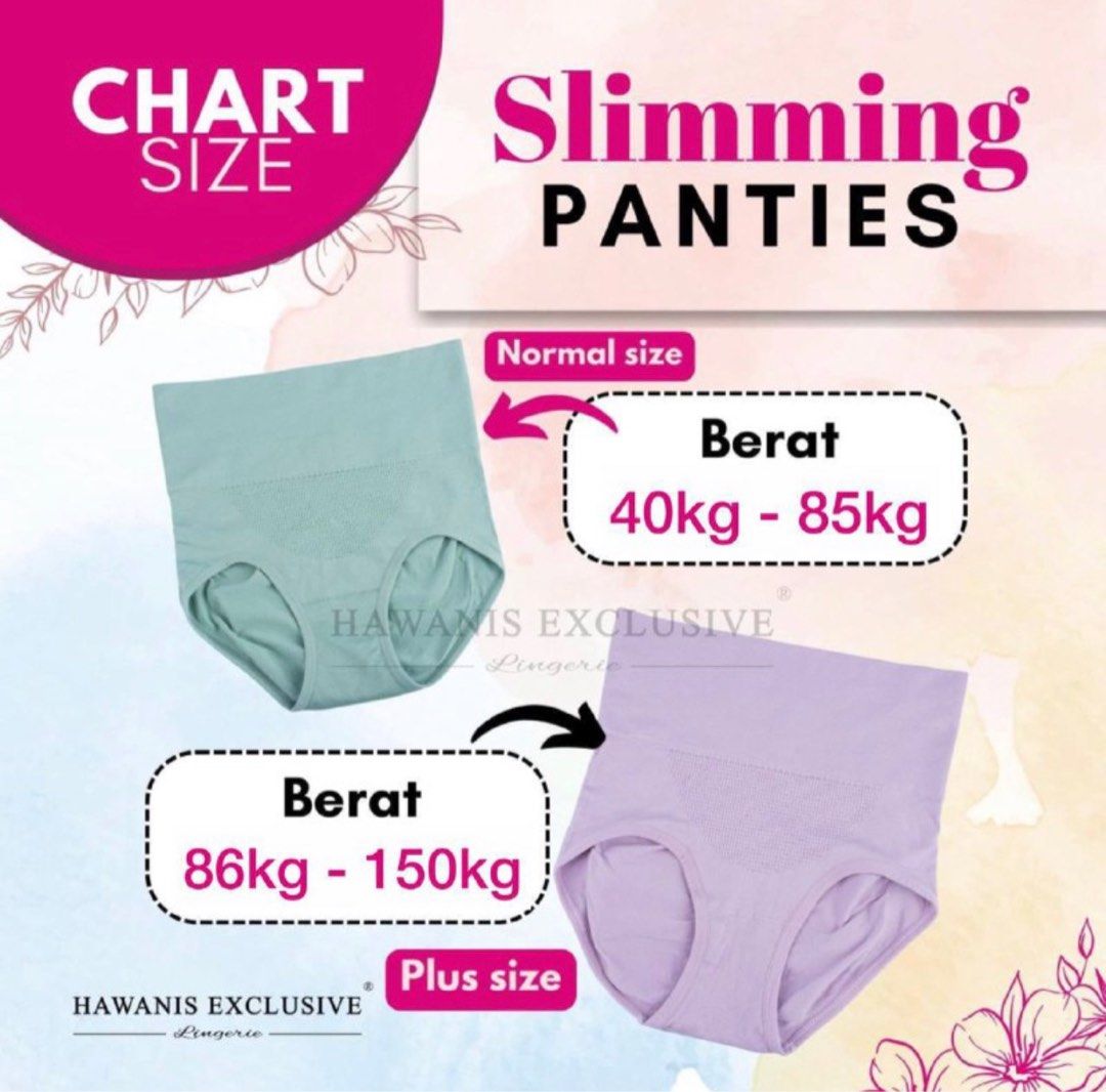 Hawanis Slimming Panties, Women's Fashion, New Undergarments