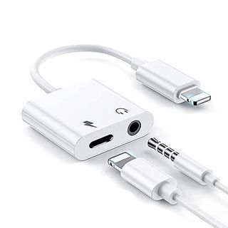 for iPhone Headphone Jack Adapter, 3 Pack Lightning to 3.5mm Earphone AUX  Stereo Connector Compatible with iPhone 13/12/11/XS/XR/X 8 7, Support Music  Control + Calling 