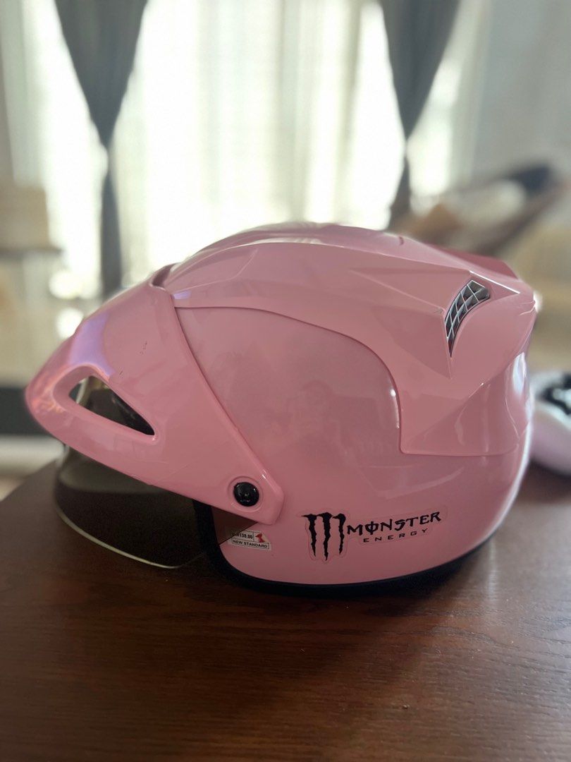 Helmet arc af6 steng pink for gugurls awek2 perempuan mvstar