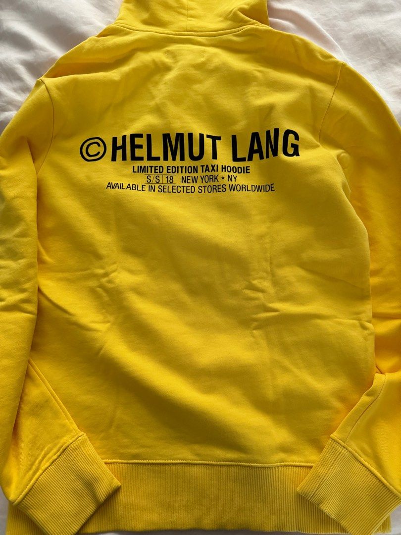 Helmut Lang Taxi Hoodie SS18 Size S Men s Fashion Tops Sets Hoodies on Carousell