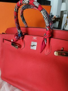 Hermès Kelly Rouge Tomate Epsom Mini 20 II Gold Hardware, 2016 (Very Good), Red Womens Handbag